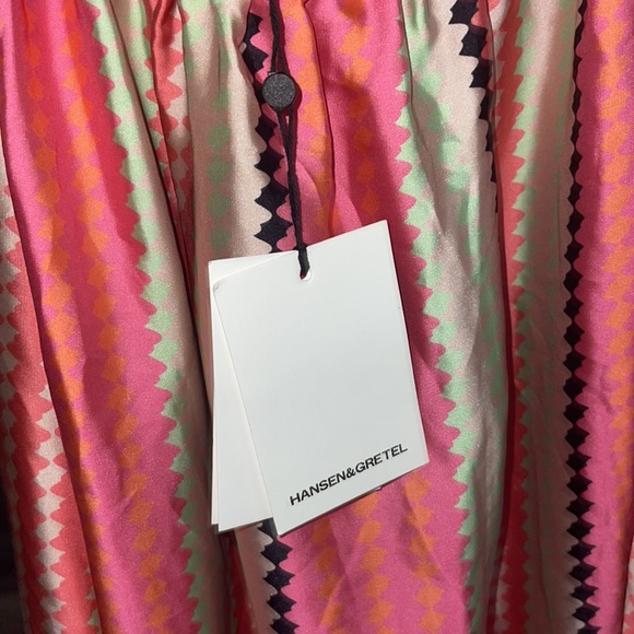 HANSEN&GRETEL PAROS BACKLESS MAXI DRESS MULTI DIAMOND - Picture 5 of 7